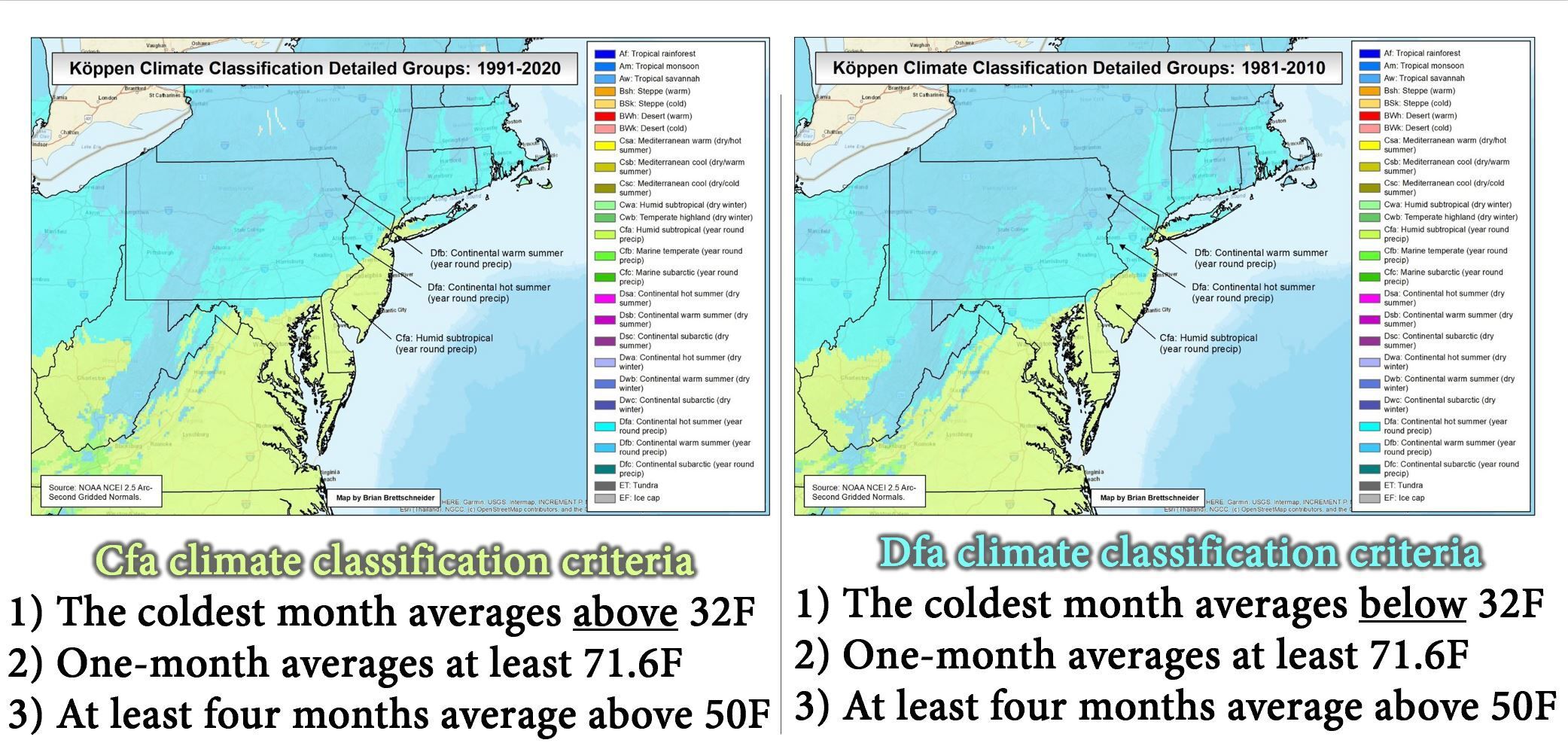 Climate Reclassifications
